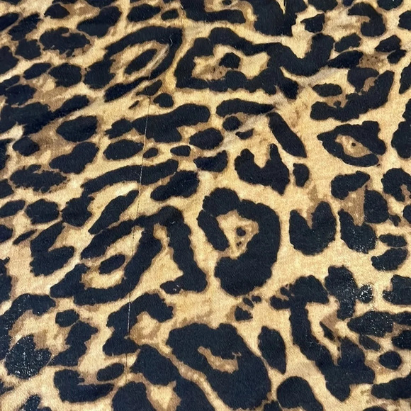 Aldo Leopard print cotton  oversized scarf - Picture 9 of 12